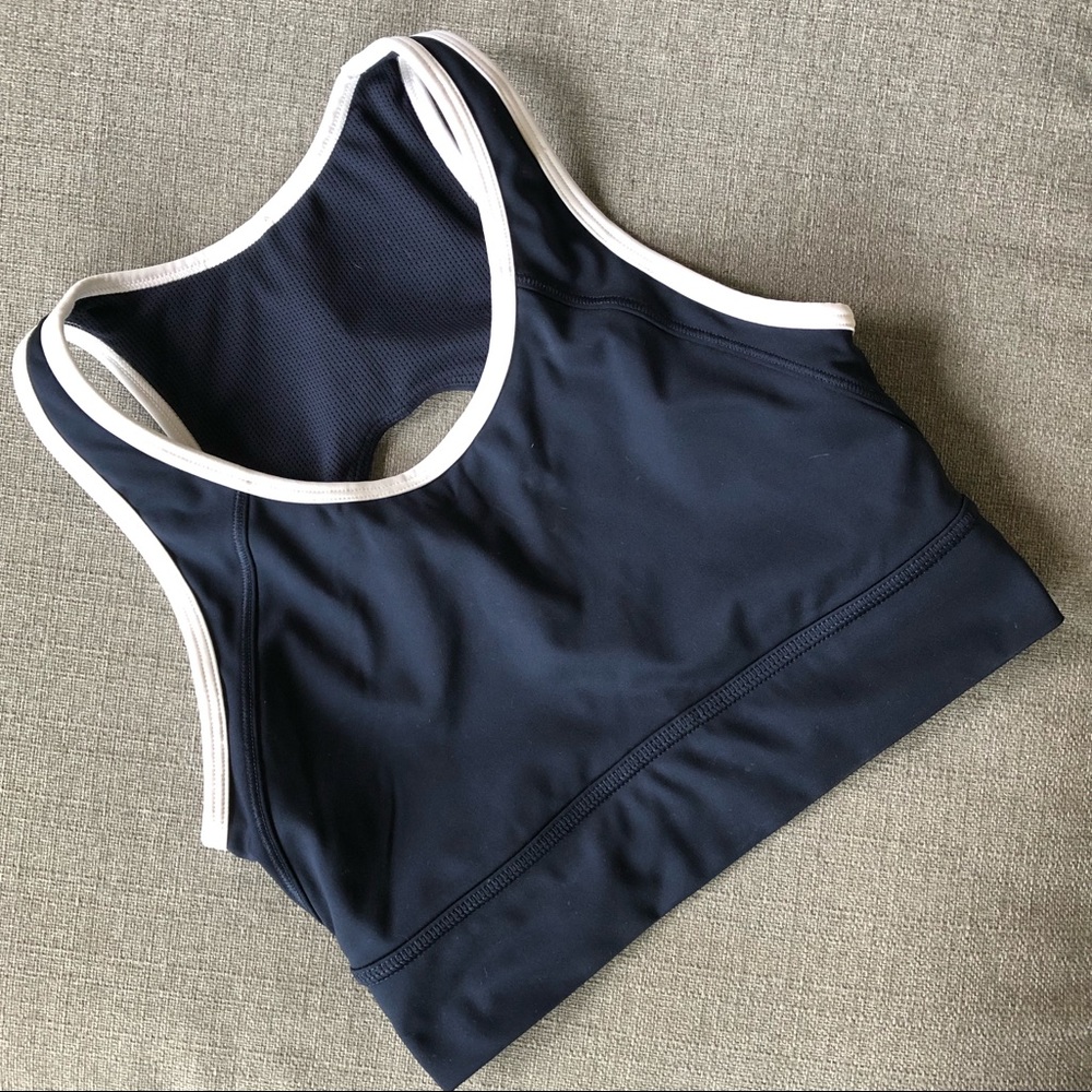 Athleta size small navy sports bra